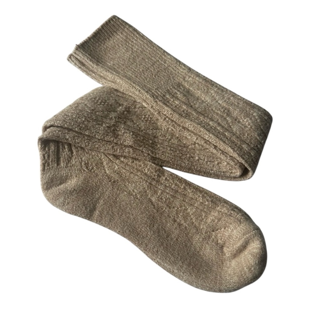 Pudus over the knee socks. Oatmeal color. Shoe size 6-10
